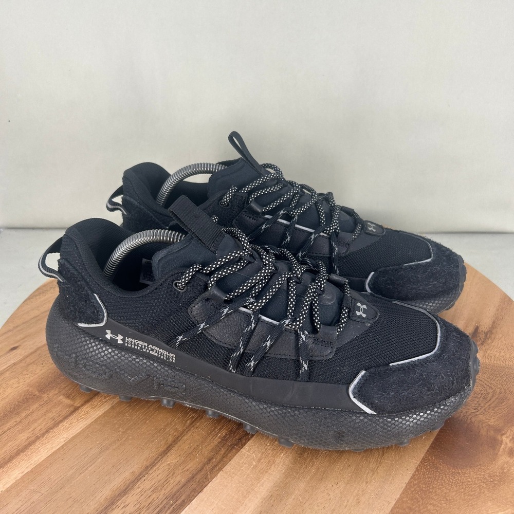 Under Armour HOVR Ridge Trek Black Mens 10 Trail Running Shoes 3028160-001